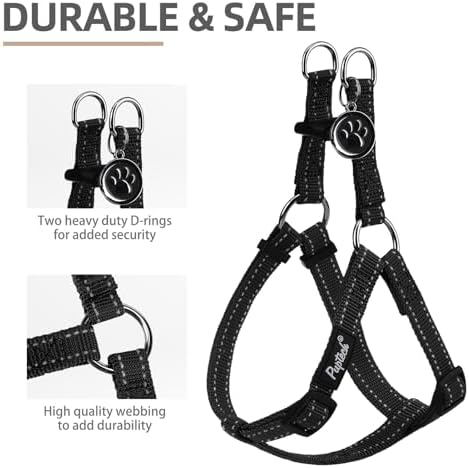 PUPTECK No Pull Dog Harness Small Sized Step-in Adjustable Puppy Vest - Image 2