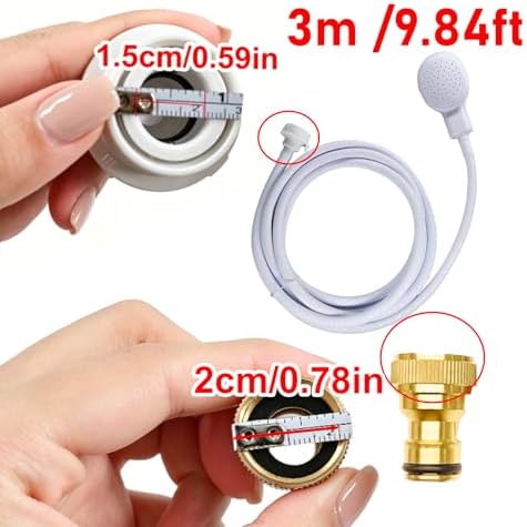 9.84Ft Quick-Connect Sink Spray Rubber Hose, Sink Hose Attachment - Image 3