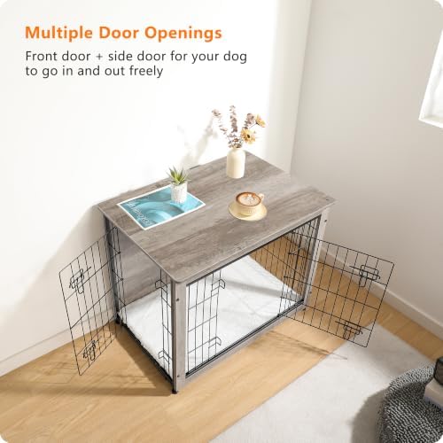 DWANTON 32.5" Dog Crate Furniture - Image 6