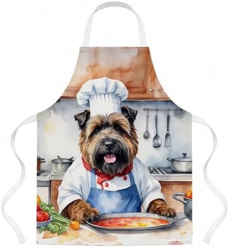 Caroline's Treasures Bouvier des Flandres The Chef Apron Cooking Kitchen Server by CarolinesTreasures