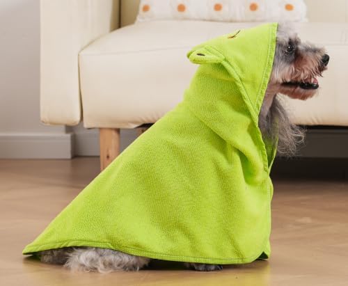 Dog Hooded Bathrobe Towel Fast Drying Absorbent Bath Warm Blanket - Image 6