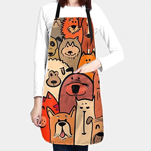 Giwawa Apron Unisex Resistant 33 x 28 inches - Image 3