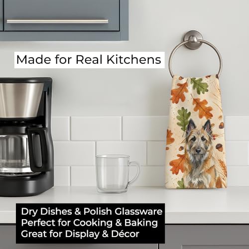 Caroline's Treasures Belgian Laekenois Dogs Kitchen Towel 15x25 in - Image 3