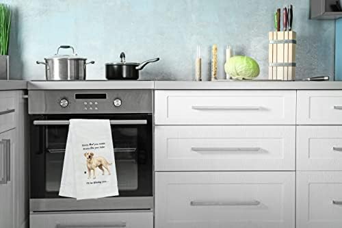 YELLOW LABRADOR Kitchen Towels - Image 4
