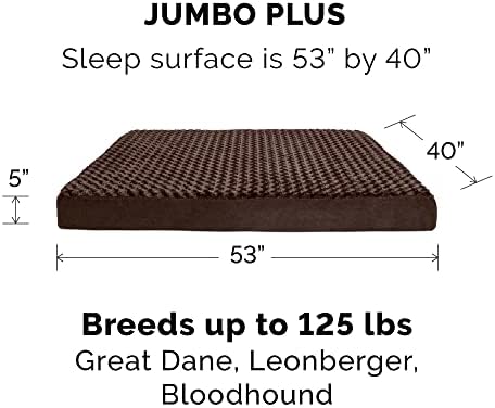 Furhaven Replacement Dog Bed Cover Ultra Plush Faux Fur & Suede Mattress - Image 3
