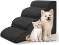 Aodisman Dog Steps for Bed or Couch, 4-Step Pet Stairs Ramp for Small Dogs by AODISMAN