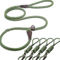 Fida Slip Lead Dog Leash 5 Pack, 6 FT x 1/2" Dog Training Leash by Fida