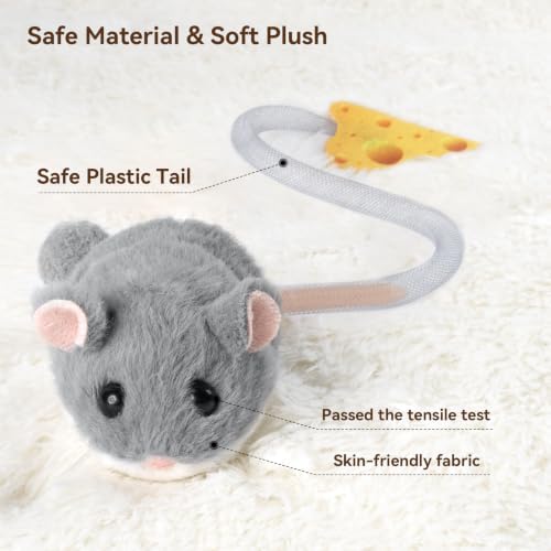 Migipaws Interactive MigiMouse Cat Toy 360° Rolling & Spin - Image 5