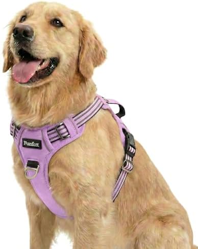 Funfox Dog Harness No Pull, Adjustable Pet Vest Harness, Super Soft Material by MyFUNFOX