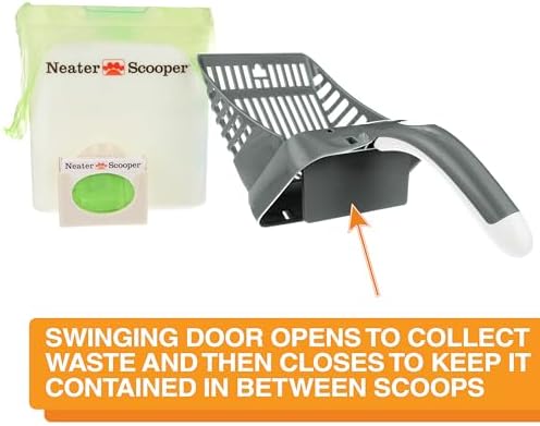 Neater Pet Brands Neater Scooper Standard Cat Litter Scoop, 15 Refill Bags – - Image 3