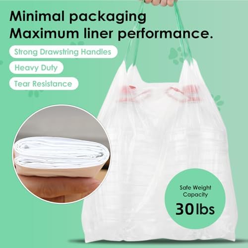 Cat Litter Box Liners, Large 37" x 18", 2.8 Mil Thick - Image 3