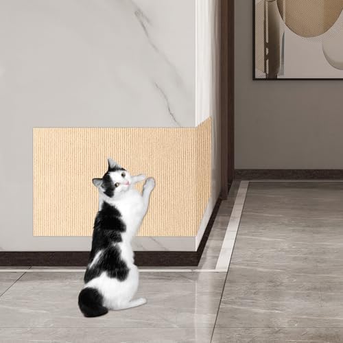 ENONCI 23.6x15.8 Cat Scratcher Mat, Self-Adhesive Cat Scratch Furniture by ENONCI