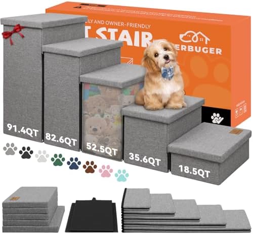 Zerbuger Dog Stairs with Storage by Zerbuger