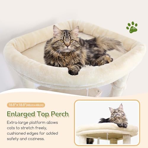 Globlazer 74in Heavy Duty Cat Tree Tower - Image 3