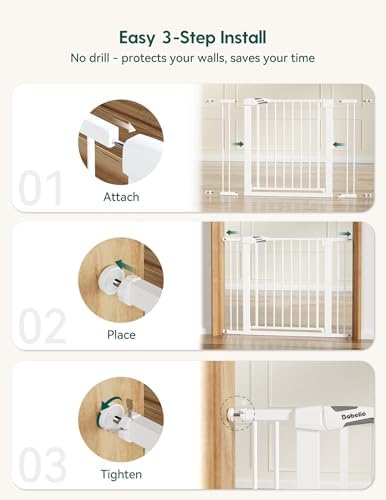 Babelio 29-55" Extra Wide Baby Gate - Image 4
