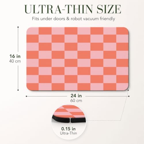 Natural Diatomaceous Earth Bath Mat, Ultra Thin Quick Dry Floor Rug - Image 3