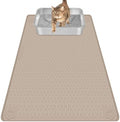 Silicone Cat Litter Mat for Litter Box 34”x22” Large Cat Mat by Bartuke