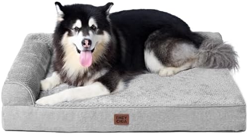 EHEYCIGA Memory Foam Dog Bed, Extra Large Size Orthopedic Dog Bed by EHEYCIGA