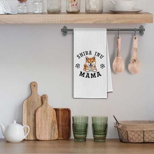 Shiba Inu Kitchen Towels, Dog Mama Shiba Inu Gifts - Image 4