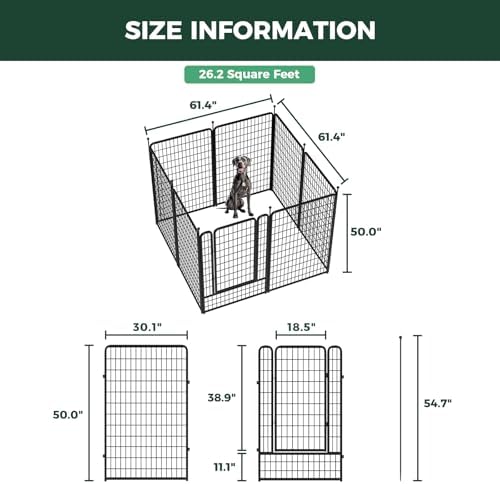 FXW Rollick Dog Playpen, Yard & RV Camping, 8 Panels - Image 6