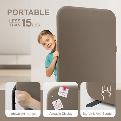 DECOLAB Standing Room Partition, Portable Wall Panel - Image 4