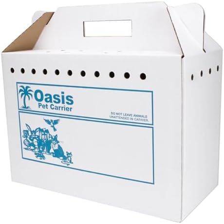 Oasis Disposable Pet Carrier, Cardboard Travel Carrier by RevivalAnimalHealth