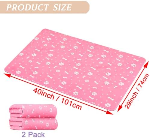 Cat Litter Mat, 2 Pack Large 40" X 29" Litter Trapping Mat - Image 2