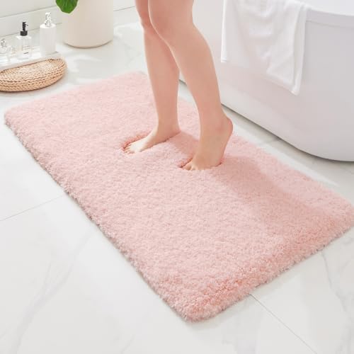 ILANGO Bathroom Rugs 60" × 24", Extra Soft Absorbent Microfiber Bath Rugs by ILANGO