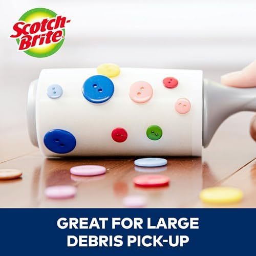 Scotch-Brite 50% Stickier Lint Roller, 288 Sheets Total, 6 Pack - Image 3