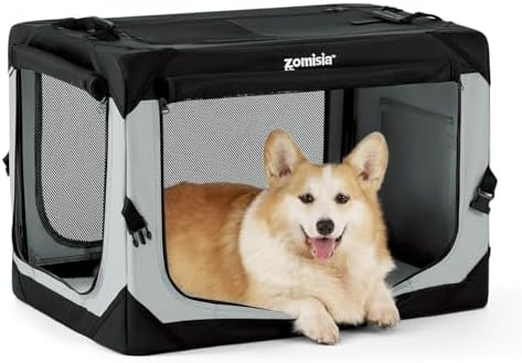 ZOMISIA Collapsible Dog Travel Crate by Zomisia