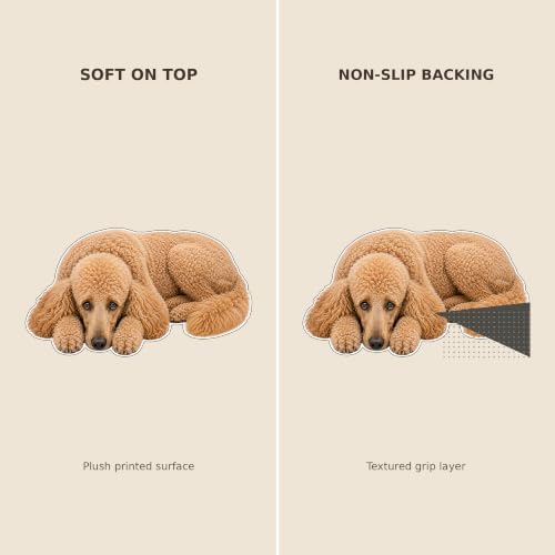 3D Realistic Dog Shaped Bath Mat & Floor Rug - Image 5