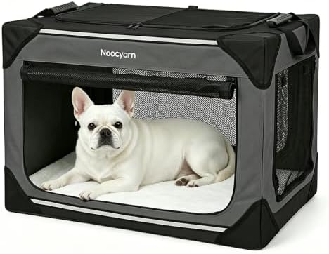 Collapsible Soft Dog Crate 26 Inch, Portable Travel Pet Crate by Unknown