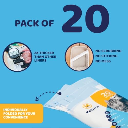 Pettiny 20 Cat Litter Box Liners - Image 2