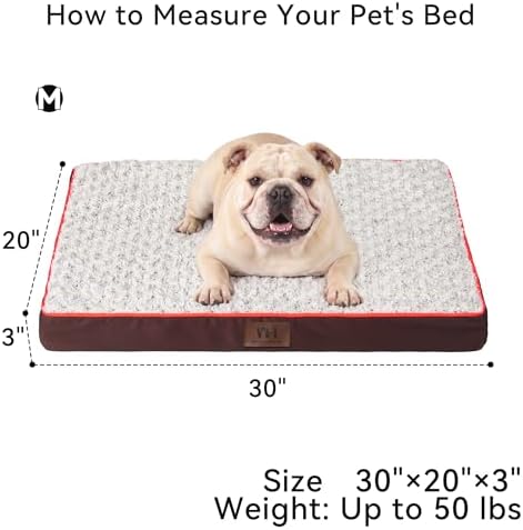 WESTERN HOME WH Orthopedic Dog Bed Medium Size Dog Washable Pet Bed - Image 6