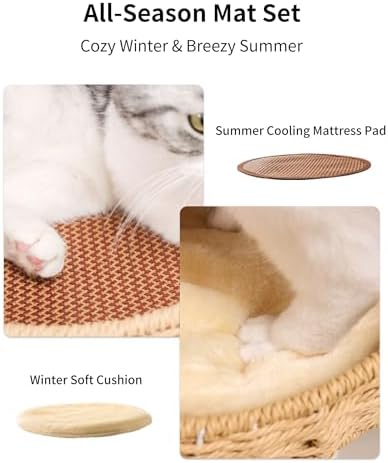 Wood Cat Tree for Large Cats, Modern Cat Tree Tower - Image 4