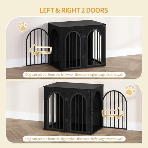 Hzuaneri 26.8'' Dog Crate Furniture, Dog Kennel Indoor - Image 6