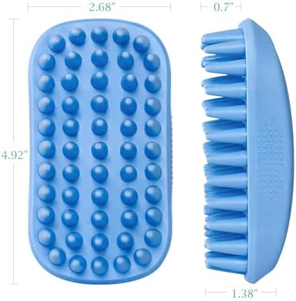 Dog Bath Brush Pet Silicone Shampoo Brush - Image 6
