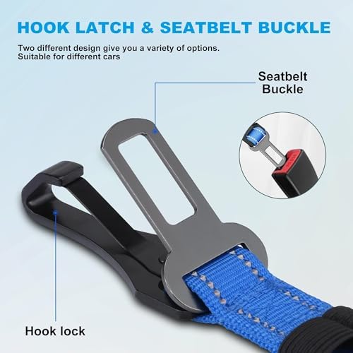 IOKHEIRA Dog Seat Belt 3-in-1 Car Harness - Image 2