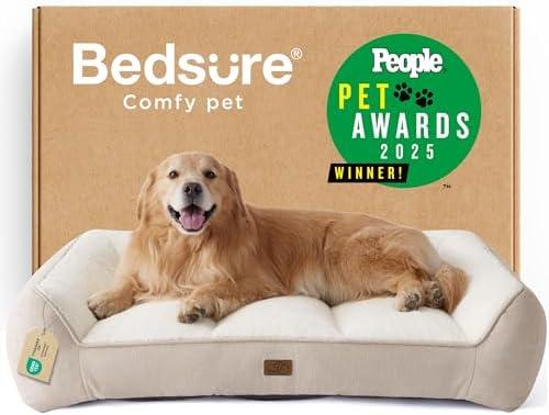 Bedsure SupportMax® Extra Thick Orthopedic XL Dog Bed by BEDSURE