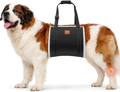 LOOBANI Dog Sling for Extra Large Dogs Hind Leg Support Weak Rear Leg Aid by LOOBANI