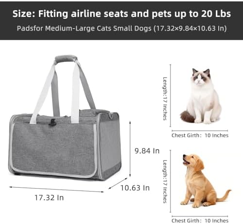 Cat Carrier Soft Sided Dog Carrier - Image 6