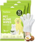 PawSono 36 Count Pet Wipes for Dogs & Cats, Glove Design, Coconut Scent by PawSono
