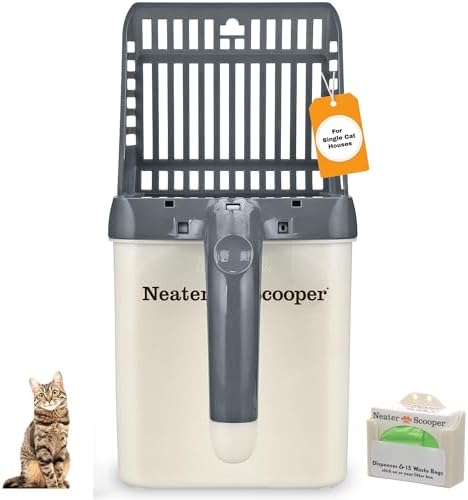 Neater Pet Brands Neater Scooper Standard Cat Litter Scoop, 15 Refill Bags – by NeaterPetBrands
