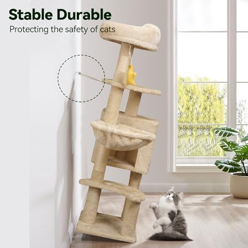 Meecal 43-Inch Cloud Cat Tree for Small Kittens Under 6 Months 9lbs - Image 7