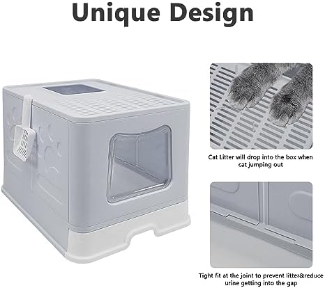 XL Foldable Cat Litter Box - Image 4