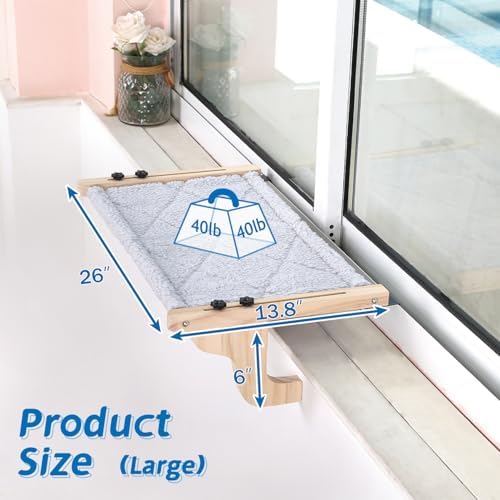 Zakkart Easy Seat Cat Perch for Windowsill - Image 5
