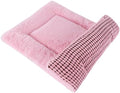 Reversible Dog Bed Mat with Plush and Corn Velvet, Soft Warm Pet Cushion by Vetasac