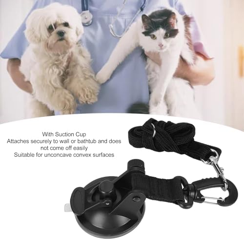 Dog Bathing Tether with Suction Cup, Adjustable Pet Bath Restraint Leash Puppy - Image 4