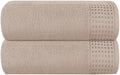 GLAMBURG 100% Cotton Oversized 2 Pack Bath Sheets 35x70, Ultra Soft Highly by GLAMBURG