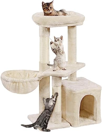 Topeakmart Multilevel Cat Tree Cat Scratching Posts Cat Houses and Condos by Topeakmart